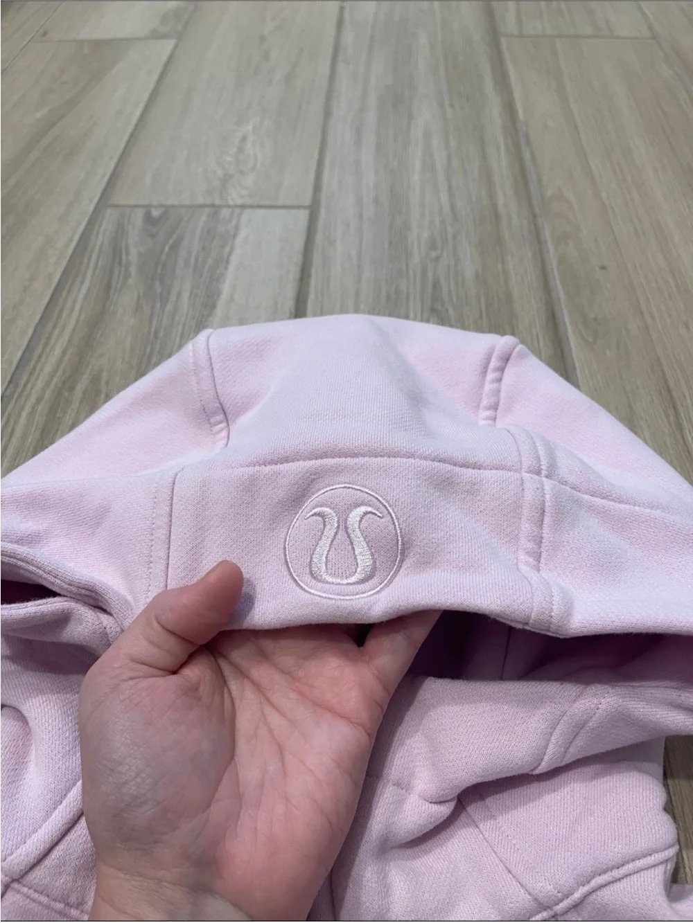 Lululemon Scuba Full Zip Hoodie Jacket Meadowsweet Pink Sz 4